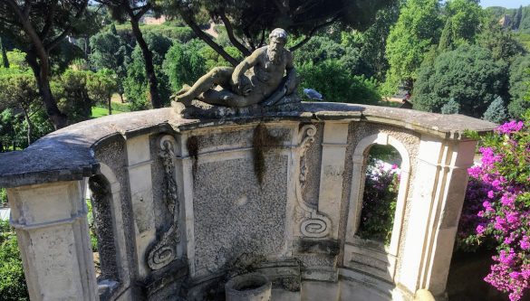 Celio visita villa Celimontana