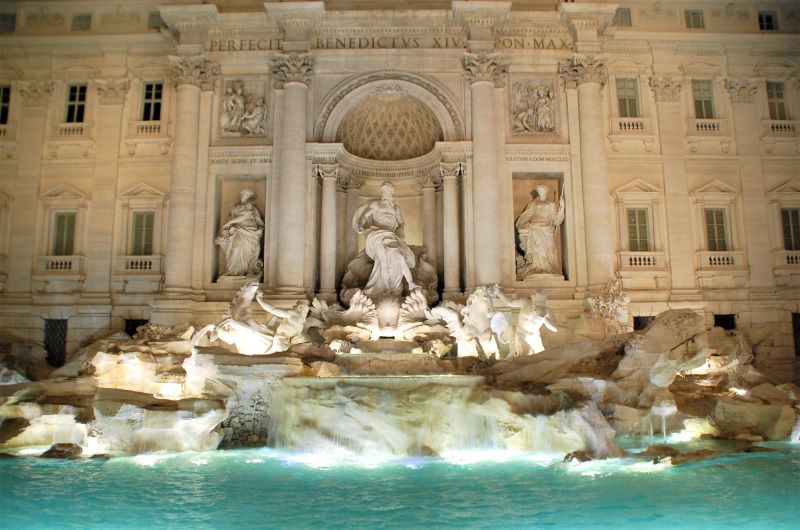 5 luoghi romantici a Roma, fontana di Trevi