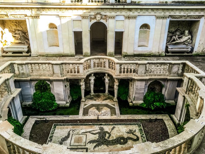 5 musei di Roma il Ninfeo nel Museo Etrusco di Villa Giulia