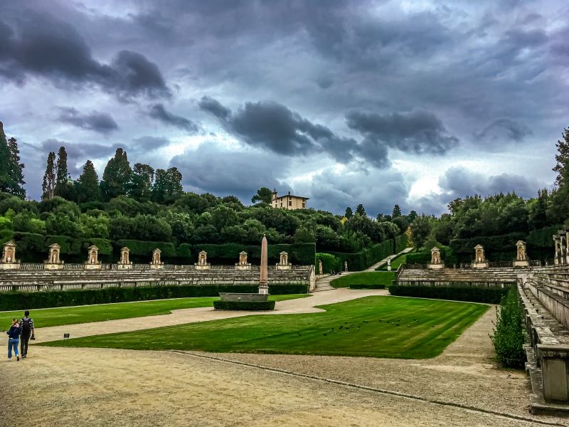 Firenze l'Anfiteatro nel Giardino di Boboli