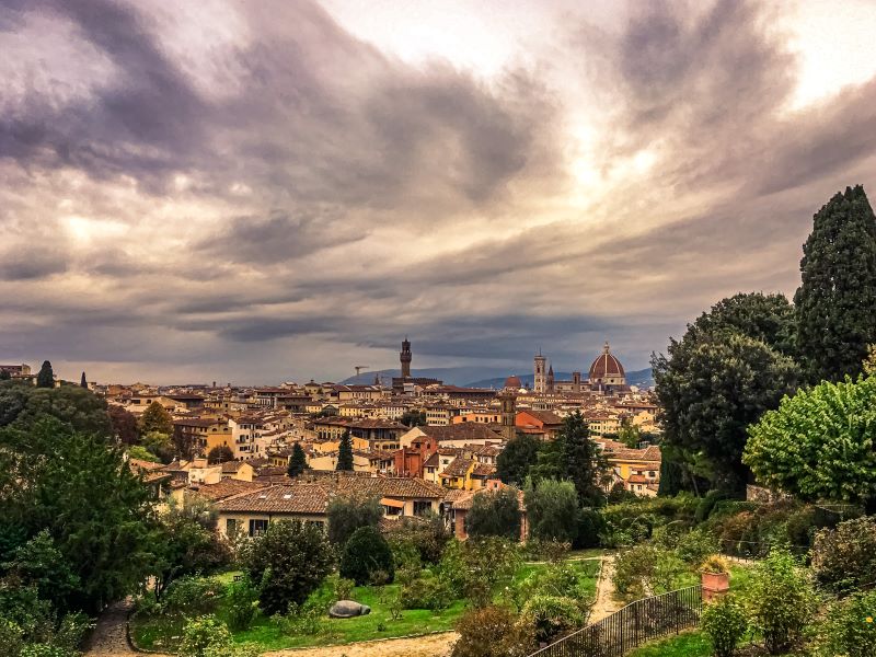 Firenze panorama dal Giardino delle Rose
