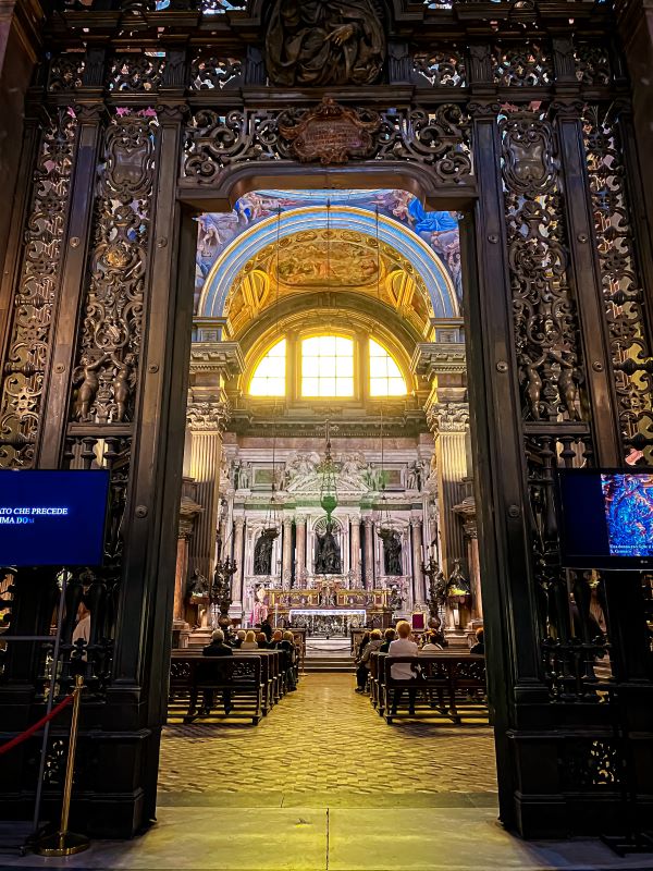 Napoli la Cappella del Tesoro di San Gennaro nel Duomo