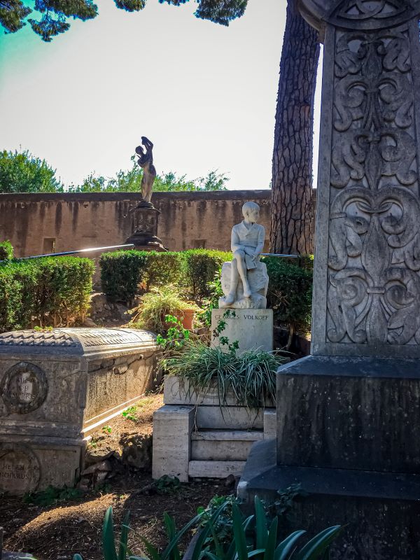 Cimitero Acattolico tomba di Georges Volkoff