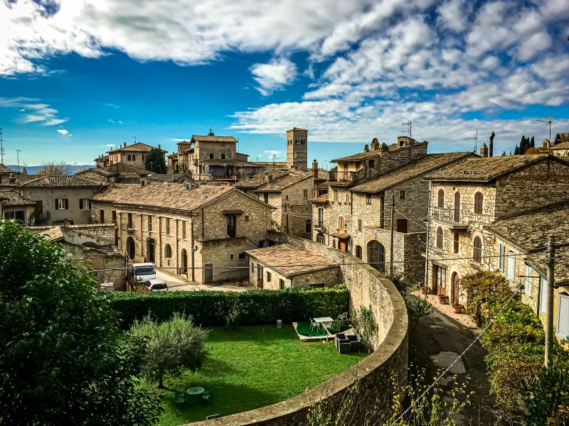 Assisi l'anfiteatro a porta Perlici
